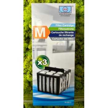 Materiale filtrante cartuccia lana carbone e zeolite 3 PX...