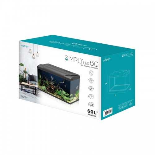 Simply LED 60 Complete aquarium - AQPET