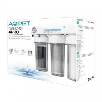 Aqpet Osmosy4 Pro Impianto Osmosi 4 Stadi a Bicchiere 50...