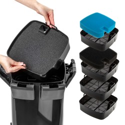 Filtre Aquael Hypermax 4500 BT Filtre externe Bluetooth pour grands aquariums