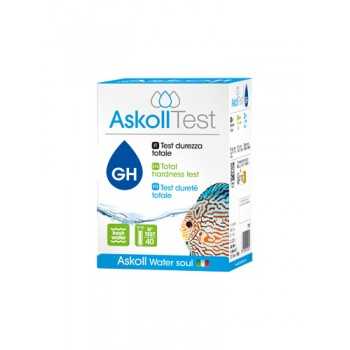 Test d'Askoll GH pour mesurer la dureté totale des aquariums d'eau douce