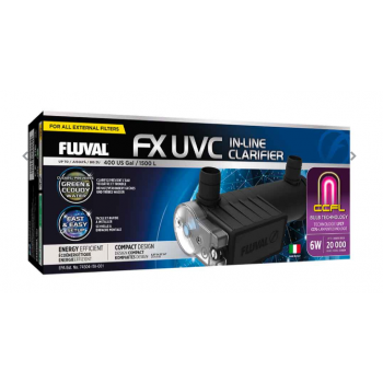 Askoll fluval FX Clarificateur en ligne UVC 6W Stérilisateur