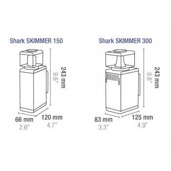 Shark skimmer 150/300, schiumatoio interno - Sicce 2