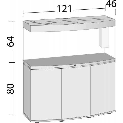 Acquario e mobile Vision 260 - Juwel