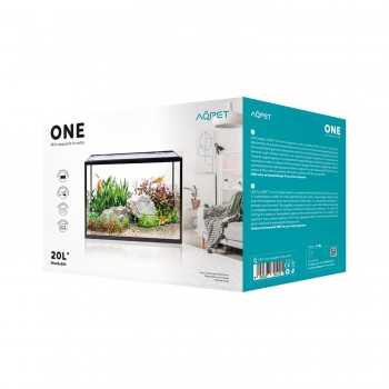 AQPET ONE MINI AQUARIO IN COMPLETE GLASS 20 LITERS