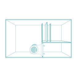 Reef Aqua Complete 90 Acquario Marino 90x50x50h con mobile - Aqpet