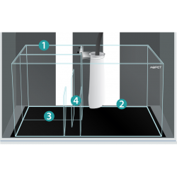 Reef Aqua Complete 90 Acquario Marino 90x50x50h con mobile - Aqpet