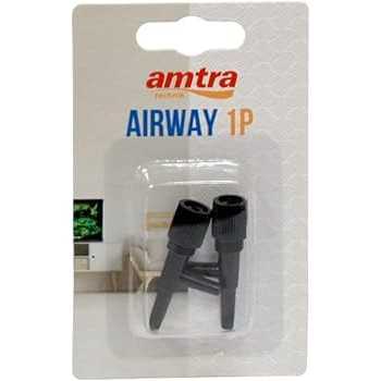 Amtra Airway 1P Valvola per aeratore con Rubinetto nero...