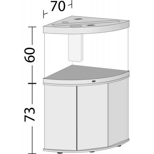 Acquario e mobile Trigon 190 - Juwel