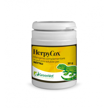 Herpy Cox, mangime complementare in polvere solubile per...