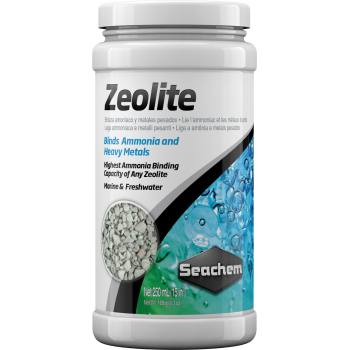 Zéolite, enlever l'ammoniac et les métaux lourds - Seachem