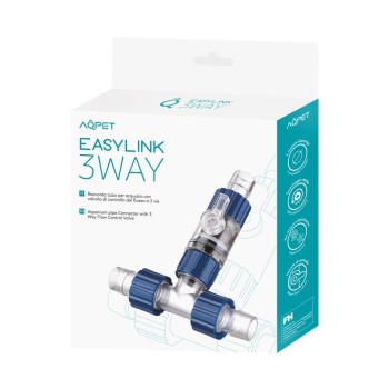 Aqpet EasyLink 3Way Raccordo a 3 Vie con Valvola di...