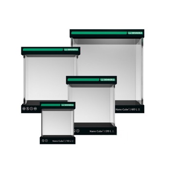 Dennerle Nano Cube - Mini acquario con vetro panoramico