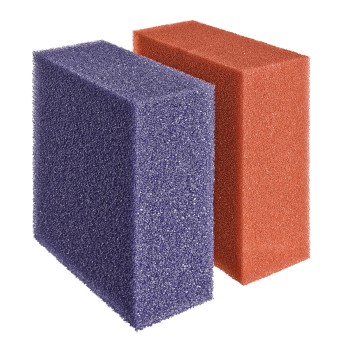 kit de deux éponges d'éponge rouge et oase pourpre pour...