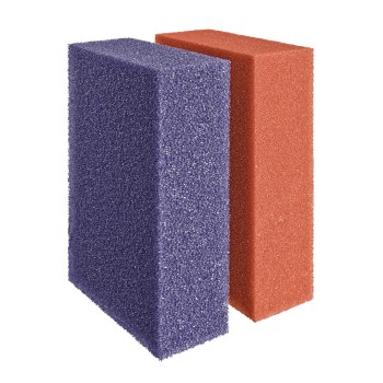kit de deux éponges d'éponge rouges et oase pourpre pour...