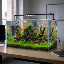 45 liters aquarium - glass aquarium (tank only) - measures: 50x30x30 (h) cm
