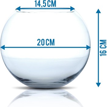 AMTRA CRYSTAL GLOBE - Boccia for fish in transparent glass 2