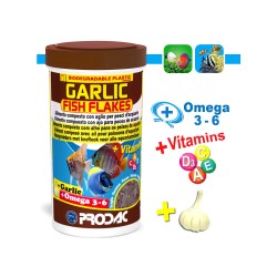 Garlic Fish Flakes food for all tropical fish - Prodac