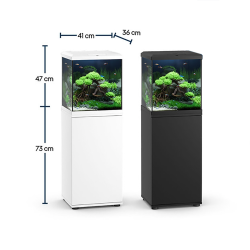 Juwel VIO CUBE 54 + Mobile SBX - Full black aquarium set with filter, light, heater and support