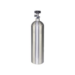 Bombola ricaricabile per CO₂ 1 kg - attacco standard