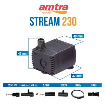 AMTRA Stream 230 - Submersible pump for aquarium 2
