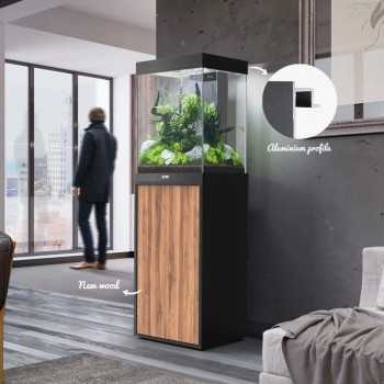 Aquatlantis Aqua Tower 96 Noir / Brown - Aquarium complet... 2