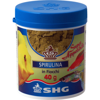 SHG SPIRULINA IN FIOCCHI - Mangime vegetale bilanciato per pesci d’acqua dolce e marina