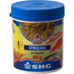 SHG Spirulina in flakes - balanced vegetable feed for freshwater fish and marine