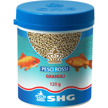 SHG Poisson rouge dans des granules - Flottail Feed pour...