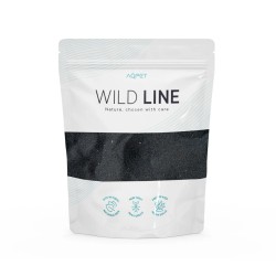 Aqpet Wild Sand Black Ink - Sabbia Naturale Nera 1 mm per Acquari Aquascaping e Layout Naturali 5 kg