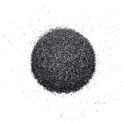 Aqpet Wild Sand Black Ink - Sabbia Naturale Nera 1 mm per Acquari Aquascaping e Layout Naturali 5 kg