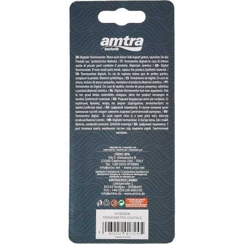 Amtra Termometro Digitale Autoadesivo per...
