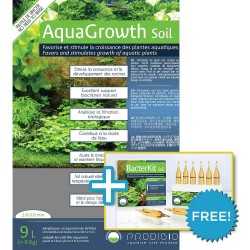 Sol Aquagrowth Sol 9 kg + kit bactérie Prodibio