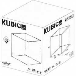 Vasca Kubic vetro extra chiaro silicone trasparente Aqpet 2