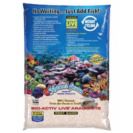 Bio-Activ White Live Aragonite Sand Viva Marina Nature's Ocean
