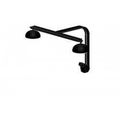 STAFFA DOPPIA HM ELECTRONICS PLAFONIERA CETUS 2 84WATT...