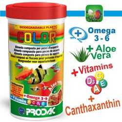 Color Fish Flakes Food for all tropical fish - Prodac