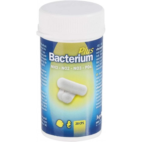 Aquili Bacterium Plus and 20 capsules against NH3, NO2, NO3