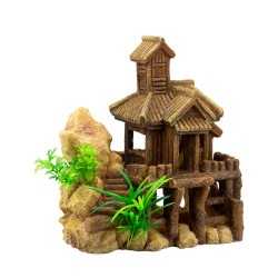 WOOD CASTLE Aqpet Decorart Decori per Acquari 2