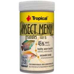 Menu d'insectes de granules Taille S Tropical